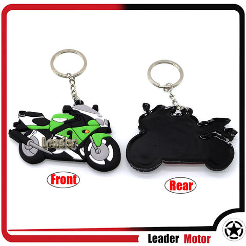 YAMAHA HONDA SUZUKI KAWASAKI HARLEY Z800 YZF-R6 Model Motorcycle Accessories Cool Rubber Keychain