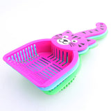 1PC Pet Cat Poop Scoop Cute Cartoon Plastic Sieve