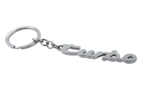 Chrome Turbo letters keychain key ring Key Chains