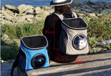 Dog Carrier Bags Travel Pet Colorful Cat Carrier Breathable Mesh Backpack