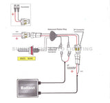 Xenon Hid Conversion Kit 35W H1 H3 H7 H8 H10 H11 H9 9005 9006 HB3 HB4 Lamp w/ Slim Ballast Block for Car Headlight