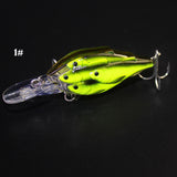 6.5cm 6.5g Multiple Baitfish Fishing Lure Fish Group Baits Hard Swimbait Glass Minnow Depth 2-5m