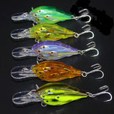 6.5cm 6.5g Multiple Baitfish Fishing Lure Fish Group Baits Hard Swimbait Glass Minnow Depth 2-5m