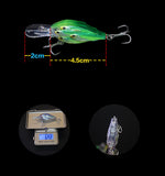 6.5cm 6.5g Multiple Baitfish Fishing Lure Fish Group Baits Hard Swimbait Glass Minnow Depth 2-5m