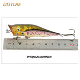 10cm 25.5g 1pcs Fishing Lure Popper Wobble Group Fishing Lure with VMC Hooks