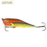 10cm 25.5g 1pcs Fishing Lure Popper Wobble Group Fishing Lure with VMC Hooks