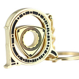 Rotor Keychain Hot Auto Parts Model Silver Engine Rotary Keyring