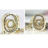 Rotor Keychain Hot Auto Parts Model Silver Engine Rotary Keyring