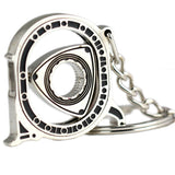 Rotor Keychain Hot Auto Parts Model Silver Engine Rotary Keyring