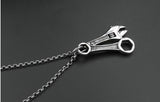 Necklace Stainless Steel Mini Wrench Pendant Necklace