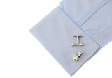 Wrench Cuff Links Silver Color