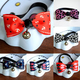 1Pcs Adjustable Dog Collar Cat Pet Cute Bow Tie With Bell Puppy Kitten Necktie Collar