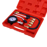 9 PCS Petrol Gas Engine Cylinder Compressor Gauge Meter Test Pressure Compression Tester