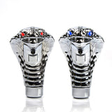 Universal Printed Blue/Red Light LED Car Gear Knob, High Quality