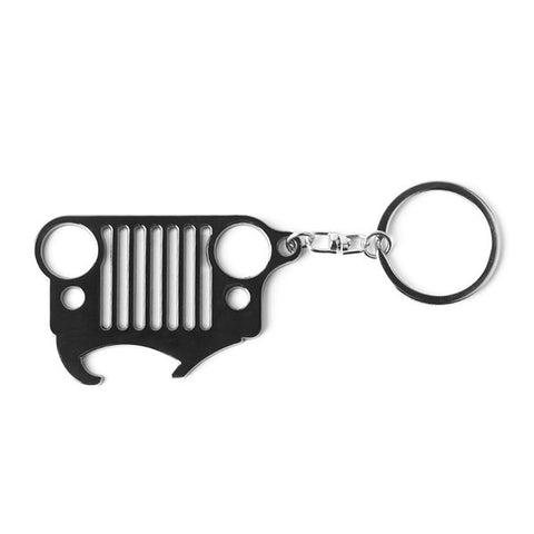 stainless steel Beer bottle Opener car KeyChain jeep