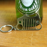 stainless steel Beer bottle Opener car KeyChain jeep