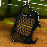 stainless steel Beer bottle Opener car KeyChain jeep