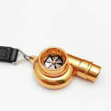 Turbo Keychain Real Whistle Sound Sleeve Bearing Spinning