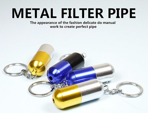 Mini Capsule Shape Metal Pipes