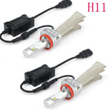 H4 9003 HB2 50w  8000lm For Philips Lumileds Car LED Headlight Kit H/L Dual Beam H7 H11 9005 9006 9012 H1 H3 single beam