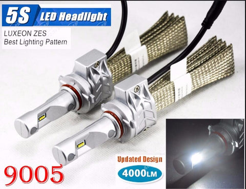 H4 9003 HB2 50w  8000lm For Philips Lumileds Car LED Headlight Kit H/L Dual Beam H7 H11 9005 9006 9012 H1 H3 single beam