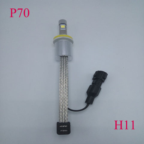 Newest  P70 1set   H4 H7 H9 H11 9007 HB5 9012 H13 9008 6600lm 110W  5000K Cree Chips XHP-70  Car LED Headlight Kit