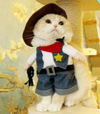 Funny Pet Costume Suit Dog Clothes Puppy Uniform Outfit Cat Clothing Nurse Doctor Policeman Pirate Cowboy Halloween Apparel 24