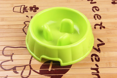 Anti Choke Pet Dog Cat Feeding Food Bowl Puppy Slow Down Eating Feeder Food or Drink Water Bowl Dish