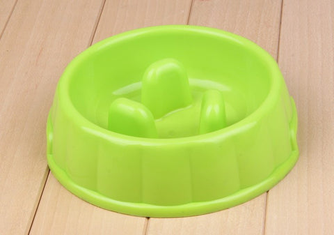 Anti Choke Pet Dog Cat Feeding Food Bowl Puppy Slow Down Eating Feeder Food or Drink Water Bowl Dish