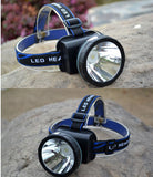 3000 Lumens LED Headlamp Head Lamp Waterproof Rechargeable+18650 Battery +Charger