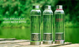 550ML My Bottle Glass Tea Infuser Water Bottle With Stainless Steel Filter