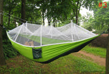 Hammock Single-person Folded Into The Pouch Mosquito Net Hammock