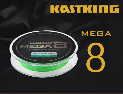 Mega8 Super Strong 274M 8 Strands Weaves PE Braided Fishing Line Rope Multifilament 20LB 25LB 30LB 40LB 50LB 65LB 80LB