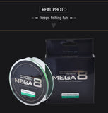 Mega8 Super Strong 274M 8 Strands Weaves PE Braided Fishing Line Rope Multifilament 20LB 25LB 30LB 40LB 50LB 65LB 80LB