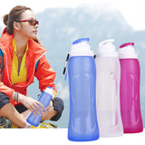 Silicone Foldable Water Bottle 500ml Top Grade Silicone