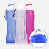 Silicone Foldable Water Bottle 500ml Top Grade Silicone