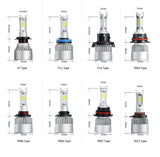 Oslamp H4 H7 H11 H1 H13 H3 9004 9005 9006 9007 9012 COB LED Car Headlight Bulb Hi-Lo Beam 72W 8000LM 6500K Auto Headlamp 12v 24v