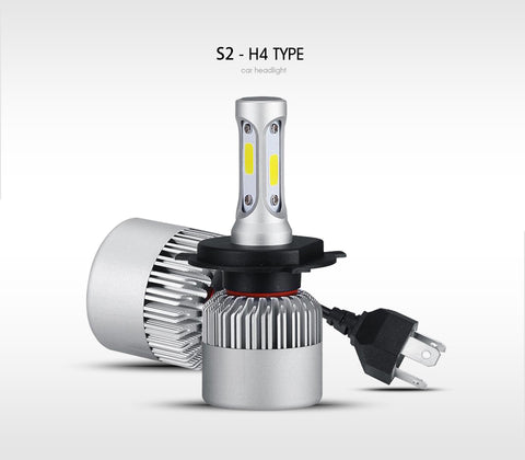 Oslamp H4 H7 H11 H1 H13 H3 9004 9005 9006 9007 9012 COB LED Car Headlight Bulb Hi-Lo Beam 72W 8000LM 6500K Auto Headlamp 12v 24v