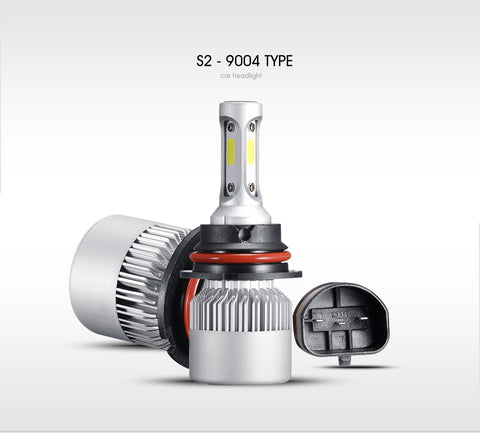 Oslamp H4 H7 H11 H1 H13 H3 9004 9005 9006 9007 9012 COB LED Car Headlight Bulb Hi-Lo Beam 72W 8000LM 6500K Auto Headlamp 12v 24v