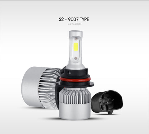 Oslamp H4 H7 H11 H1 H13 H3 9004 9005 9006 9007 9012 COB LED Car Headlight Bulb Hi-Lo Beam 72W 8000LM 6500K Auto Headlamp 12v 24v