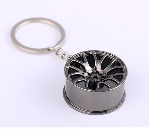 wheel rim model keychain