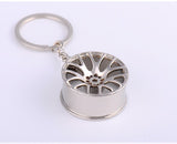 wheel rim model keychain