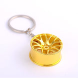 wheel rim model keychain