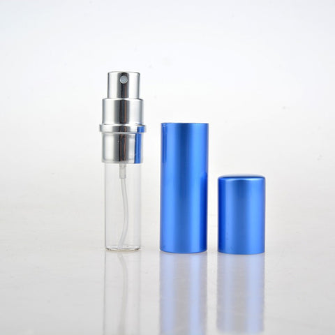 Hot Sale 5ML Mini Portable For Traveler Aluminum Refillable Perfume Bottle With Spray&Empty Cosmetic Containers With Atomizer