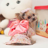 Clothing Dog Dress Clothes Floral Japanese Kimono Bow Tie