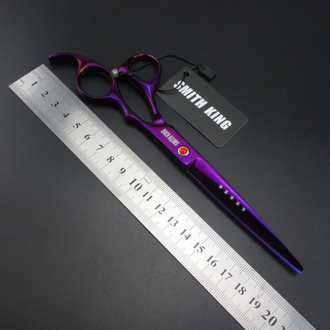 7.0 inch Professional pet grooming scissors Cutting scissor +2 curved scissor + thinning scissors 4 pieces Set