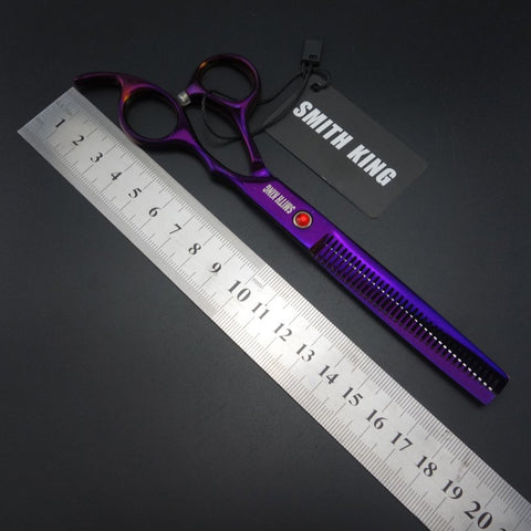 7.0 inch Professional pet grooming scissors Cutting scissor +2 curved scissor + thinning scissors 4 pieces Set