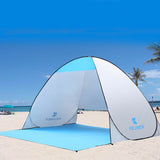 Outdoor Summer Beach Tent UV Protection Automatic Pop up Cabana Sun Shelter for 1-2 Person