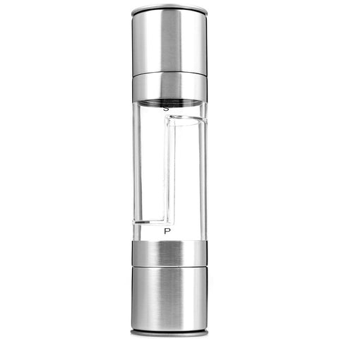 2 In 1 Stainless Steel Manual Pepper Salt Spice Mill