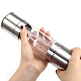 2 In 1 Stainless Steel Manual Pepper Salt Spice Mill